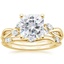 18KY Moissanite Willow Bridal Set (1/4 ct. tw.), smalltop view