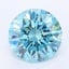 1.79 Ct. Fancy Vivid Blue Round Lab Grown Diamond