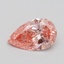 0.70 Ct. Fancy Intense Pink Pear Lab Grown Diamond