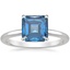18K White Gold Elodie 1.8mm Solitaire Ring, smalltop view