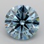 2.27 Ct. Fancy Vivid  Blue Round Lab Grown Diamond
