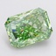 2.50 Ct. Fancy Vivid Green Radiant Lab Grown Diamond