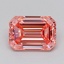 2.03 Ct. Fancy Vivid  Pink Emerald Lab Grown Diamond