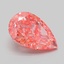 2.04 Ct. Fancy Vivid Pink Pear Lab Grown Diamond