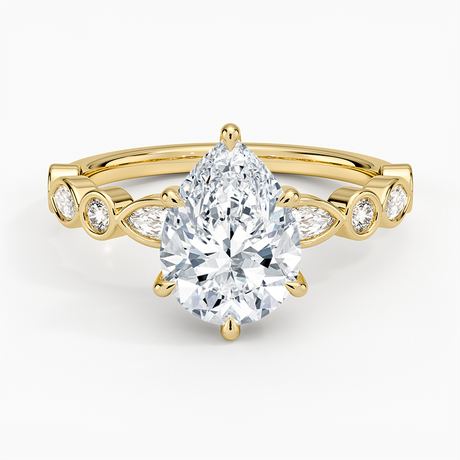 Versailles Bezel Diamond Engagement Ring