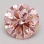 2.18 Ct. Fancy Intense Pink Round Lab Grown Diamond