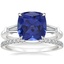 Platinum Symphony Diamond Ring (1/2 ct. tw.) with Luxe Sia Diamond Open Ring (1/5 ct. tw.)