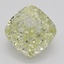 3.01 Ct. Fancy Yellow Cushion Diamond