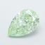 2.63 Ct. Fancy Vivid Green Pear Lab Grown Diamond