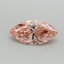 0.40 Ct. Fancy Vivid Pink Marquise Lab Grown Diamond