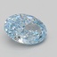 3.05 Ct. Fancy Vivid Blue Oval Lab Grown Diamond