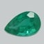 8.1x5.2mm  Green  Pear   Emerald