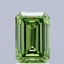 2.01 Ct. Fancy Vivid Green Emerald Lab Grown Diamond