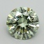 4.01 Ct. Fancy Vivid Green Round Lab Grown Diamond