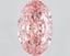 13.87 Ct. Fancy Vivid Pink Oval Lab Grown Diamond