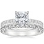 18K White Gold Luxe Amelie Diamond Ring with Luxe Sienna Diamond Ring (5/8 ct. tw.)