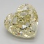 4.08 Ct. Fancy Yellow Heart Lab Grown Diamond