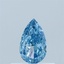 0.34 Ct. Fancy Vivid  Blue Pear Lab Grown Diamond