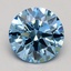 2.06 Ct. Fancy Blue Round Lab Grown Diamond