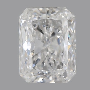 Radiant diamond — real photo