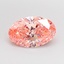 2.01 Ct. Fancy Vivid Pink Oval Lab Grown Diamond