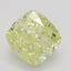 2.23 Ct. Fancy Yellow Cushion Diamond