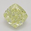 1.50 Ct. Fancy Yellow Cushion Diamond