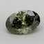 2.20 Ct. Fancy Vivid  Green Oval Lab Grown Diamond