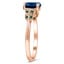 Floral Milgrain Ring with Emerald Accents, smallview