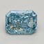 2.07 Ct. Fancy Vivid Blue Radiant Lab Grown Diamond