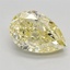 2.33 Ct. Fancy Intense Yellow Pear Lab Grown Diamond