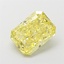 3.52 Ct. Fancy Intense Yellow Radiant Lab Grown Diamond