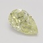 1.53 Ct. Fancy Light Yellow Pear Diamond