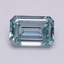 1.70 Ct. Fancy Intense Blue Emerald Lab Grown Diamond