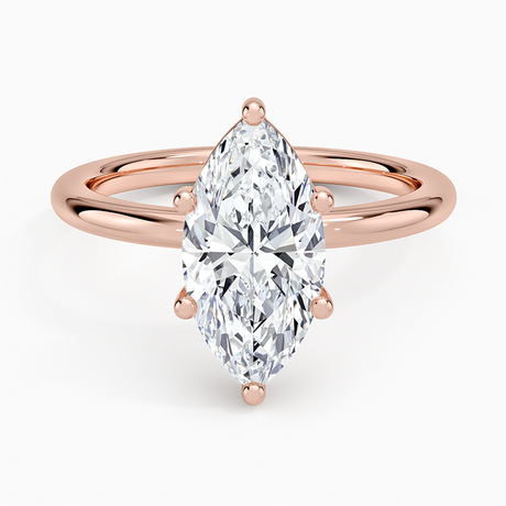 14K Rose Gold Sydney Perfect Fit 2mm Solitaire Ring