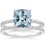18KW Aquamarine Luxe Viviana Diamond Bridal Set (1/2 ct. tw.), smalltop view