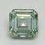 2.50 Ct. Fancy Vivid Pacific Green Asscher Lab Grown Diamond