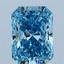 1.73 Ct. Fancy Vivid Blue Radiant Lab Grown Diamond