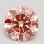 2.05 Ct. Fancy Vivid Pink Round Lab Grown Diamond