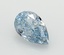 1.09 Ct. Fancy Intense  Blue Pear Lab Grown Diamond
