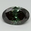 5.50 Ct. Fancy Deep Green Oval Lab Grown Diamond