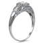 The Laleh Ring, smalltop view on a hand
