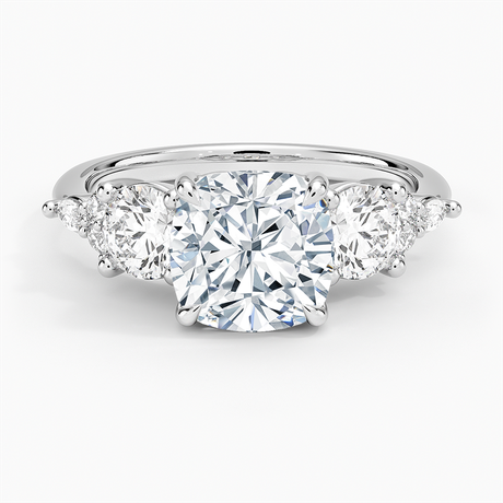 Luxe Nadia Three Stone Diamond Ring
