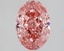 1.89 Ct. Fancy Vivid Pink Oval Lab Grown Diamond