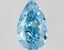 2.56 Ct. Fancy Vivid Blue Pear Lab Grown Diamond
