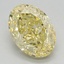 2.42 Ct. Fancy Intense Yellow Oval Lab Grown Diamond