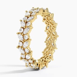 Jardiniere Eternity Lab Diamond Ring