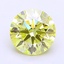 1.76 Ct. Fancy Intense  Yellow Round Lab Grown Diamond