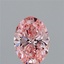 2.50 Ct. Fancy Vivid Pink Oval Lab Grown Diamond