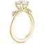 18K Yellow Gold Arden Diamond Ring, smallside view